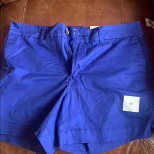 Blue shorts
